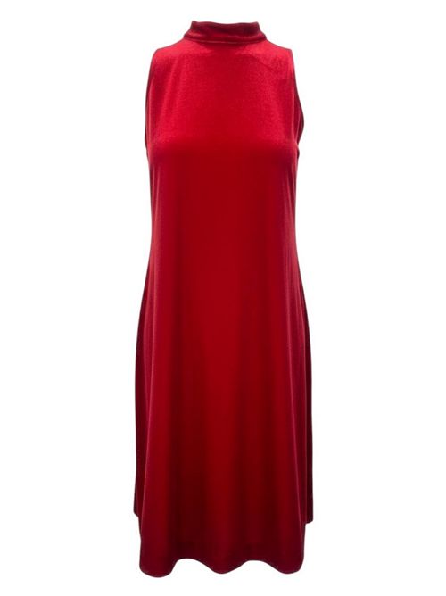 abito donna in velluto rosso 1-One | GG81-109027