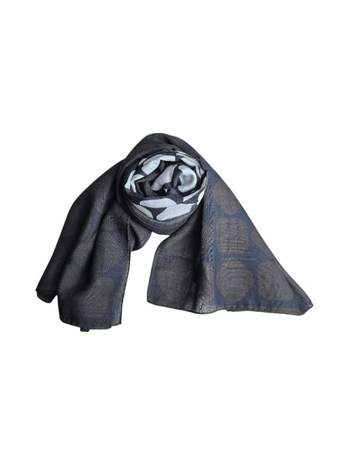 sciarpa donna quadrato geometrico marrone Altea | 023302