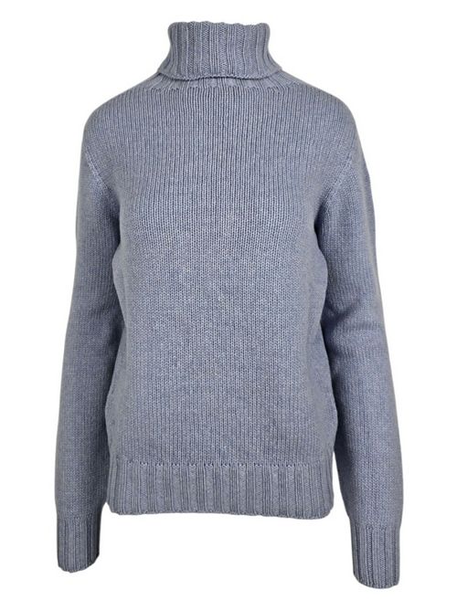 dolcevita donna in cachemire azzurra Aragona | D3232TF191