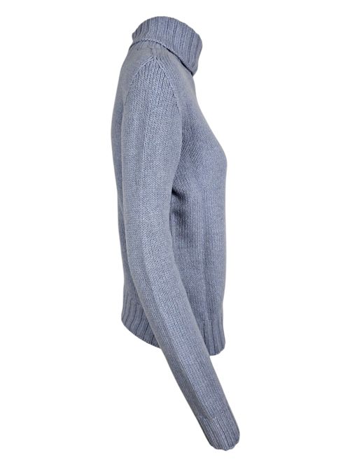 dolcevita donna in cachemire azzurra Aragona | D3232TF191