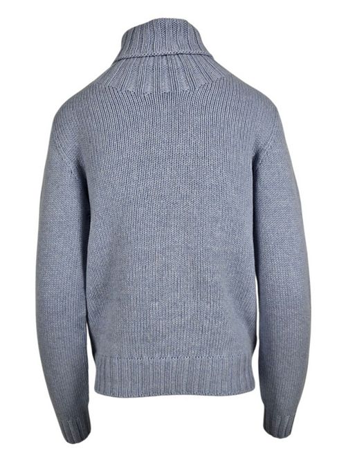 dolcevita donna in cachemire azzurra Aragona | D3232TF191
