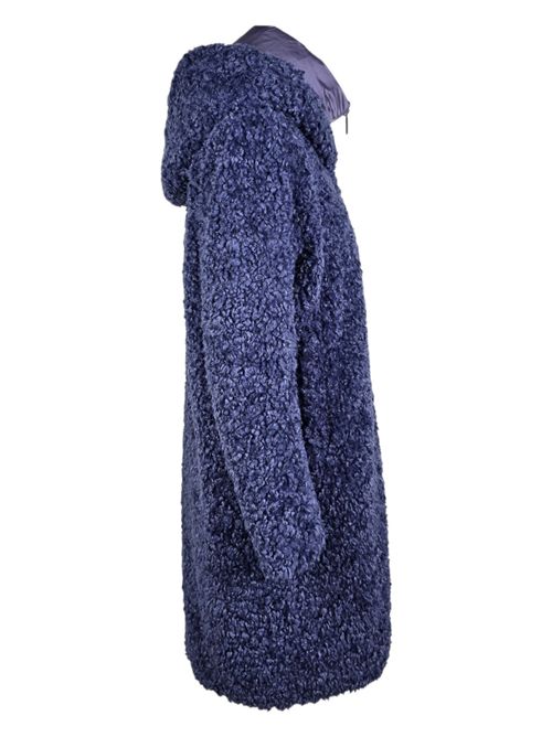 ecopelliccia donna lunga blu Bomboogie | CW7658-SFC5756