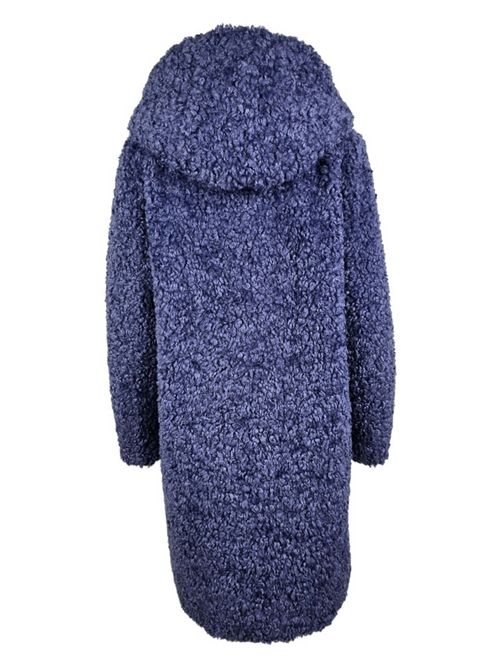 ecopelliccia donna lunga blu Bomboogie | CW7658-SFC5756