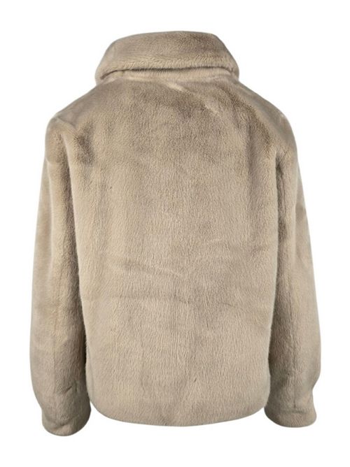 ecopelliccia donna corta sabbia Bomboogie | JW8683-FSB5180