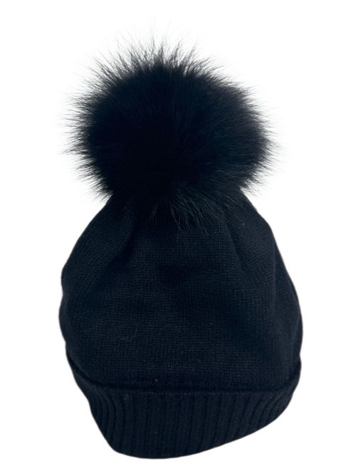 cappello donna con pon pon nero D.EXTERIOR | 610072