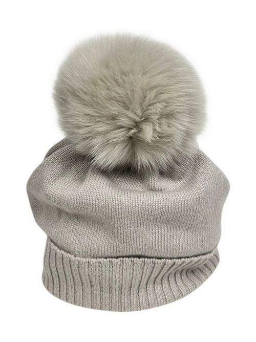 cappello donna con pon pon mastice D.EXTERIOR | 610078