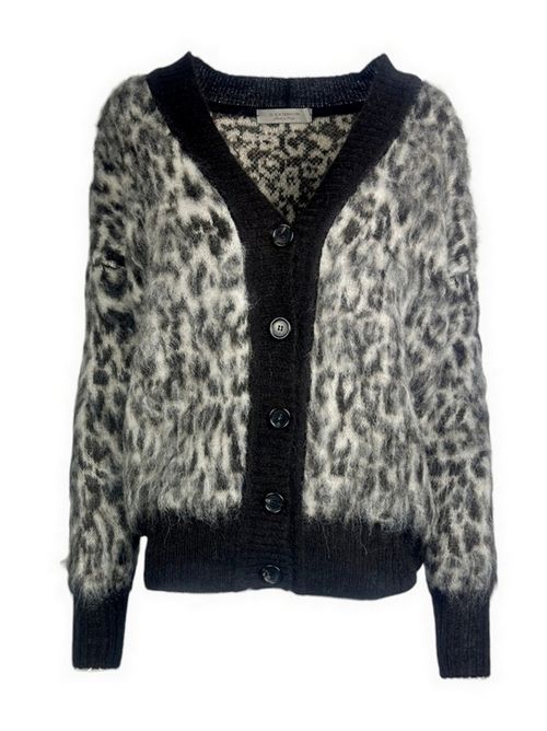 cardigan donna over maculato D.EXTERIOR | 6127220