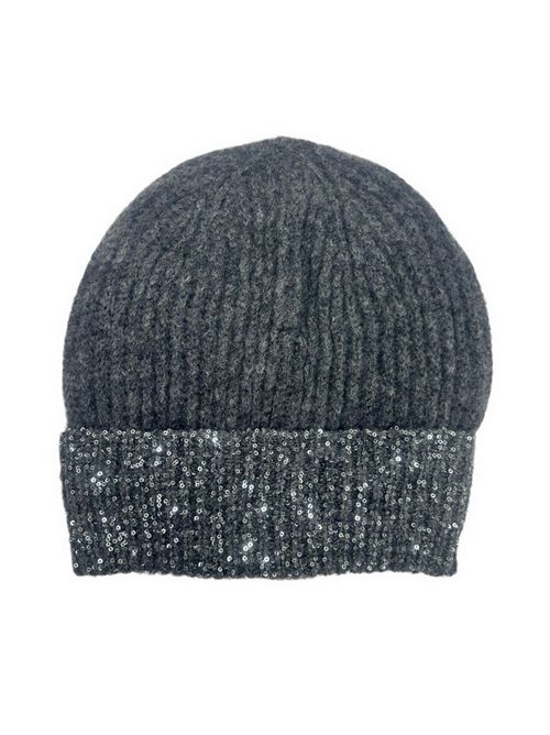 cappello donna grigio con paillettes D.EXTERIOR | 6130411
