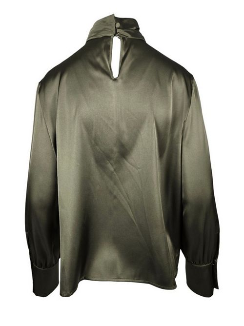 camicia donna verde in raso D.EXTERIOR | 6170117