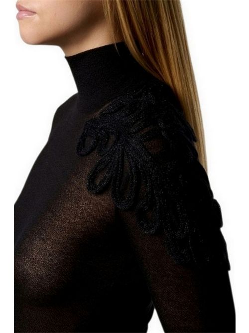lupetto donna con applicazioni Dondup | DS050-JS0307D999