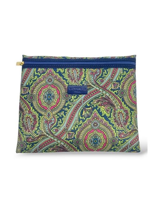 trousse fantasia cachemire verde e bluette ETRO | 287451