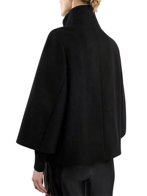 cappa donna in panno di lana nero Fay | NAW12514490-SGLB999