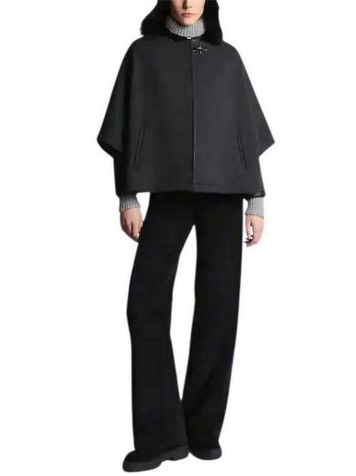 Mantella 3 in 1 Double-face in Lana Cardata grigio Fay | NAW16513270-XMLB801
