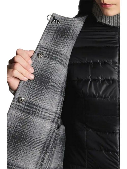 Mantella 3 in 1 Double-face in Lana Cardata grigio Fay | NAW16513270-XMLB801