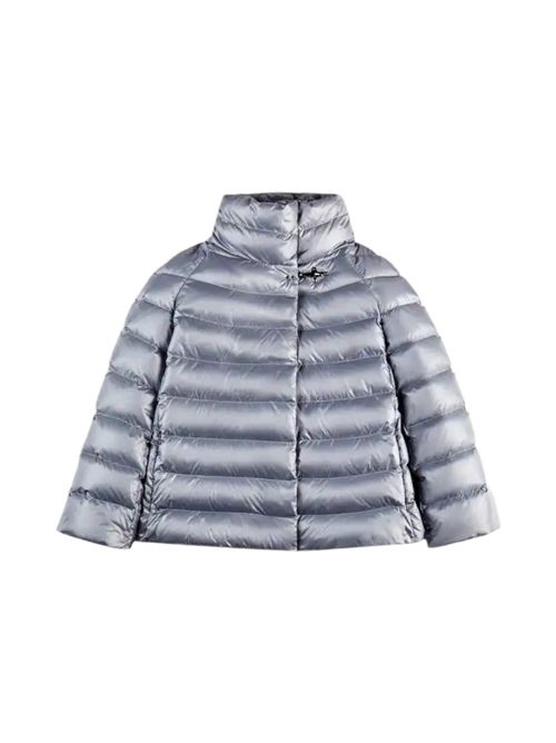 Piumino donna azzurro con gancio Fay | NAW32513260-ICIU217