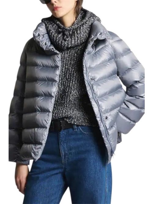 Piumino donna azzurro con gancio Fay | NAW32513260-ICIU217