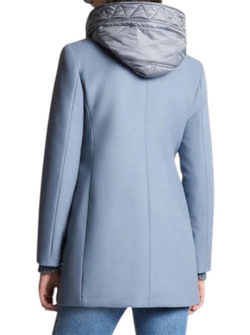 cappotto donna toggle coat in panno di lana azzurro Fay | NAW59513430-SGLU217