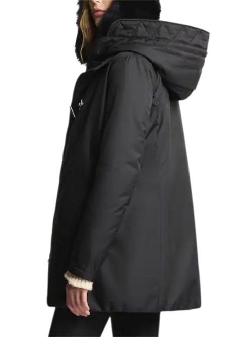 cappotto donna toggle coat in gabardine tecnico nero Fay | NAW59513830-ZXEB999