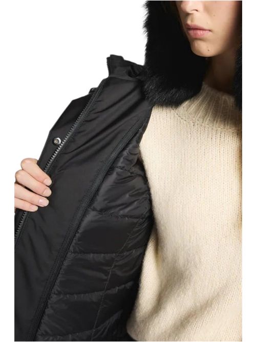 cappotto donna toggle coat in gabardine tecnico nero Fay | NAW59513830-ZXEB999