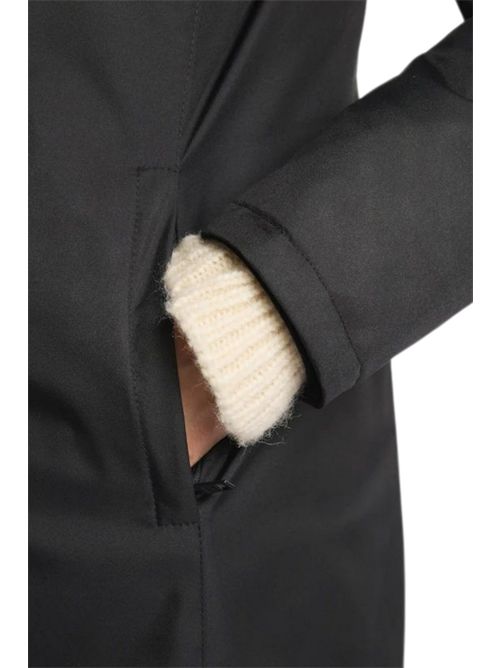 cappotto donna toggle coat in gabardine tecnico nero Fay | NAW59513830-ZXEB999