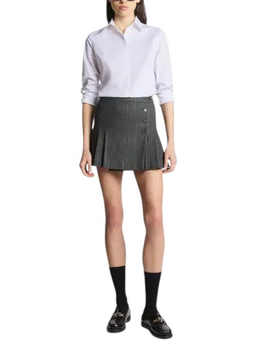 Camicia donna Slim in Popeline Stretch bianco Fay | NCWA151565S-ORMB001