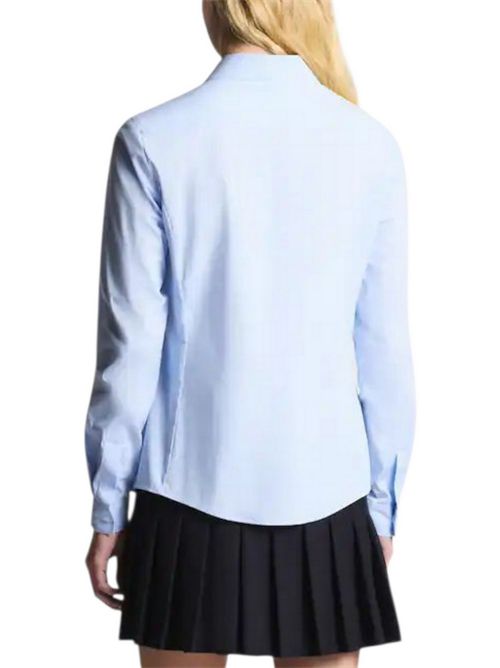 Camicia donna Slim in Cotone Stretch azzurro Fay | NCWA151565S-WJHU006