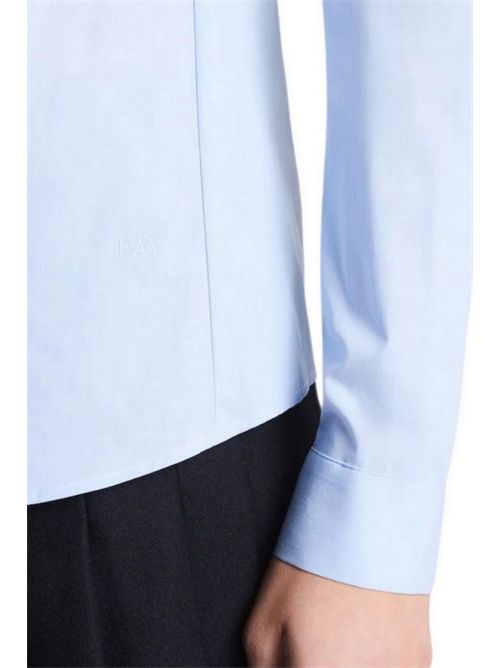 Camicia donna Slim in Cotone Stretch azzurro Fay | NCWA151565S-WJHU006