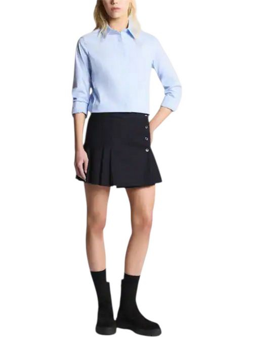 Camicia donna Slim in Cotone Stretch azzurro Fay | NCWA151565S-WJHU006