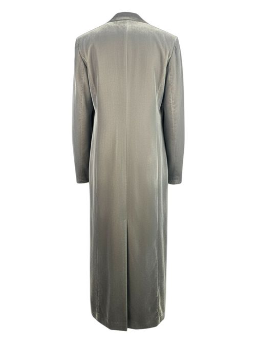 cappotto donna in velluto grigio Gnossienne | 2134/C3-4299128