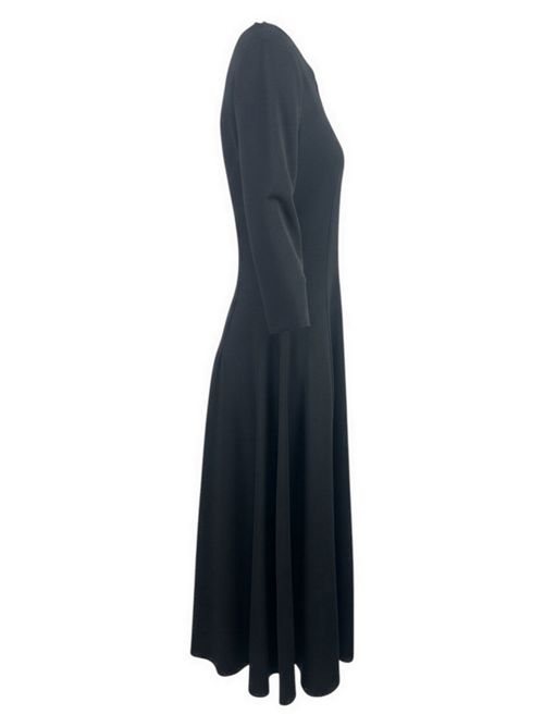 abito donna in crepe neto Gnossienne | 2573-2474NERO