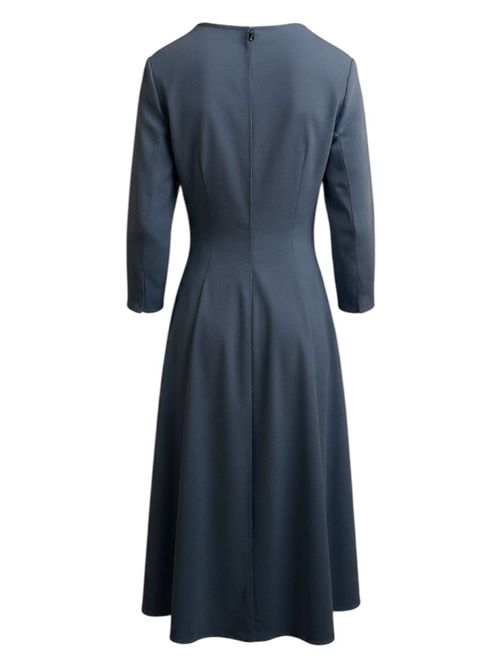 abito donna in crepe neto Gnossienne | 2573-2474NERO