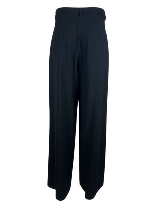 pantalone donna con doppie pinces nero Gnossienne | 2974/B-4341036