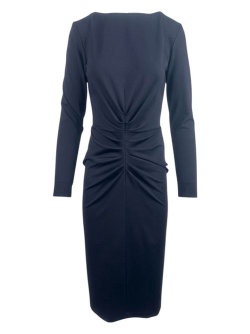 abito donna in jersey blu