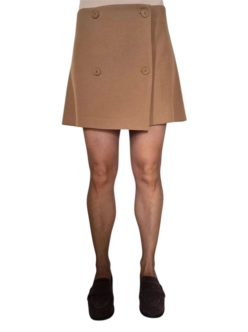 minigonna donna cammello Gnossienne | 4338-26080718