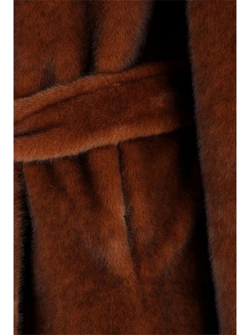ecopelliccia donna lunga marrone Herno | CA000582D-127398800