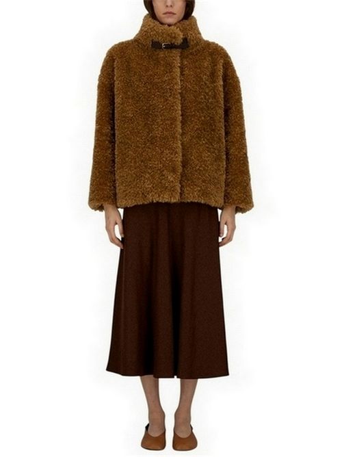ecopelliccia donna cappa ricciolo caramello Herno | GI000331D-124212000