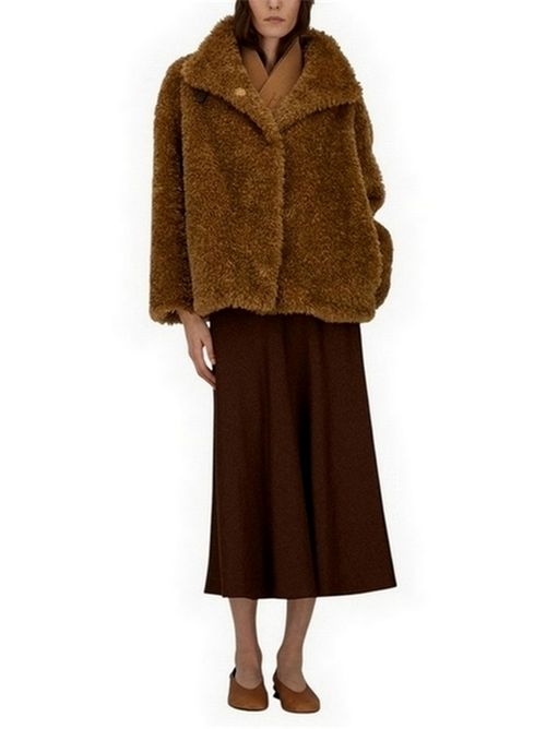 ecopelliccia donna cappa ricciolo caramello Herno | GI000331D-124212000