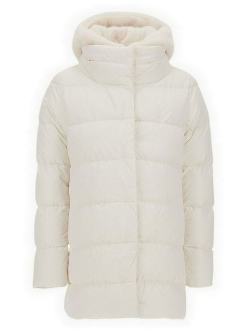 piumino donna davantino e cappuccio ecopelliccia Herno | PI001934D-12170Z1000