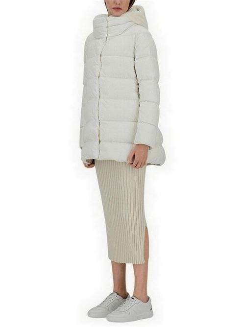 piumino donna davantino e cappuccio ecopelliccia Herno | PI001934D-12170Z1000