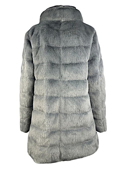 piumino donna in ecopelliccia grigio Herno | PI002123D-126309406