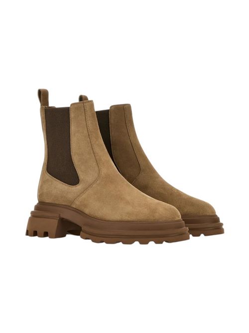 Chelsea Ankle Boots donna 10-Storey beige Hogan | HXW6740FM0IBYEC414