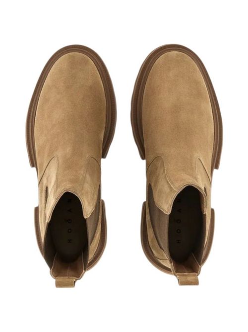 Chelsea Ankle Boots donna 10-Storey beige Hogan | HXW6740FM0IBYEC414