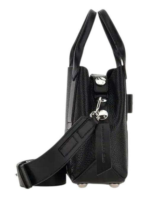 Borsa shopping donna script piccola nero Hogan | KBW01OA0100UH9B999