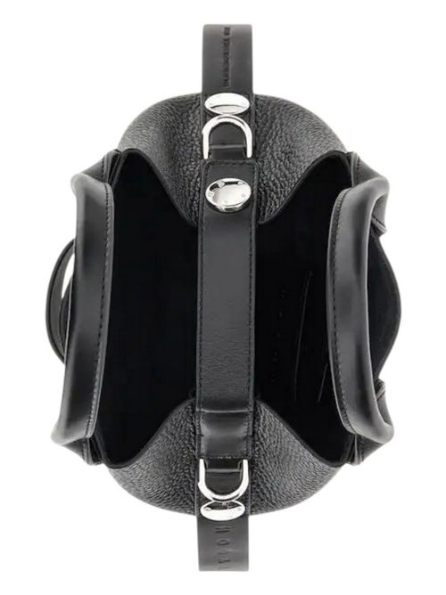Borsa shopping donna script piccola nero Hogan | KBW01OA0100UH9B999