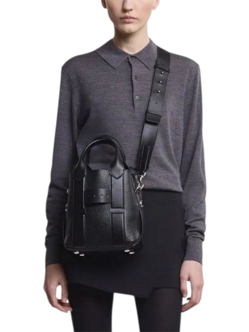 Borsa shopping donna script piccola nero Hogan | KBW01OA0100UH9B999