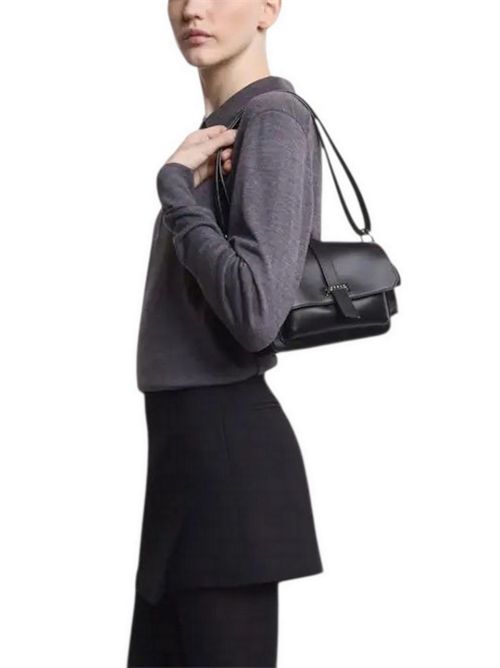 borsa donna flap bag piccola nero Hogan | KBW01RI0200TZPB999