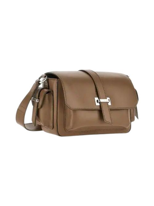 borsa donna flap bag piccola tortora Hogan | KBW01RI0200TZPC414