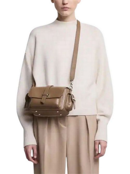 borsa donna flap bag piccola tortora Hogan | KBW01RI0200TZPC414