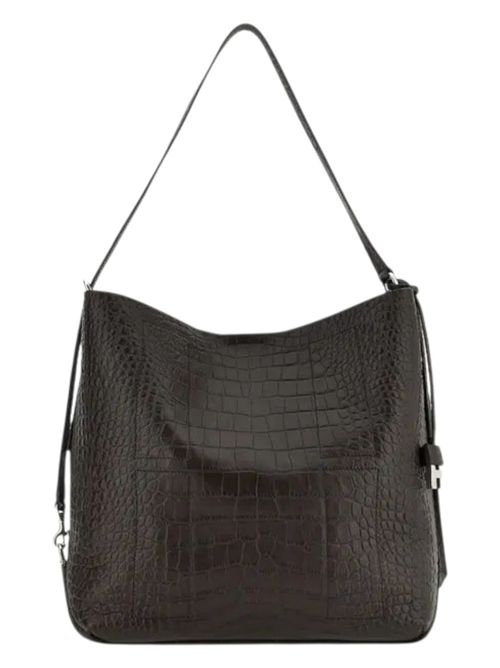 Borsa Hobo donna Hocket Media marrone Hogan | KBW01RS0300UIDS808