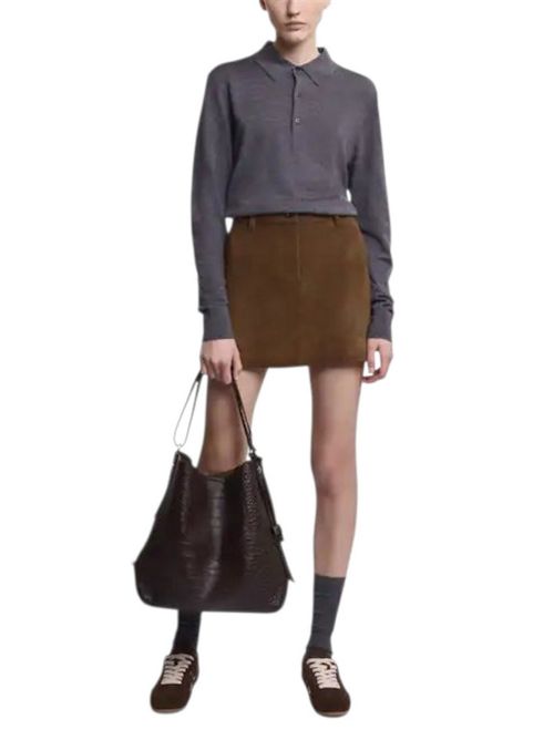 Borsa Hobo donna Hocket Media marrone Hogan | KBW01RS0300UIDS808